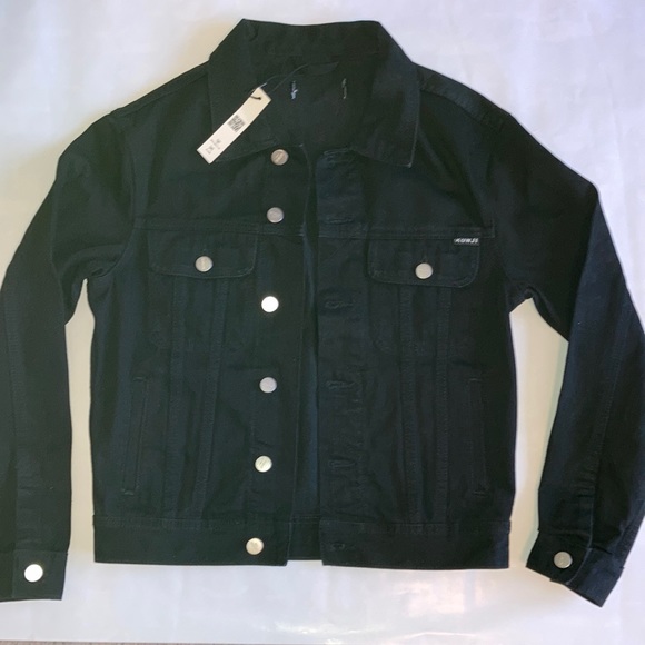Black denim jacket - Picture 1 of 8